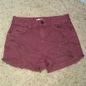 Refuge high waisted shorts size 0
